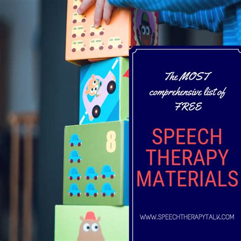 Must Have Speech Language Therapy Materials - Speech Therapy Talk