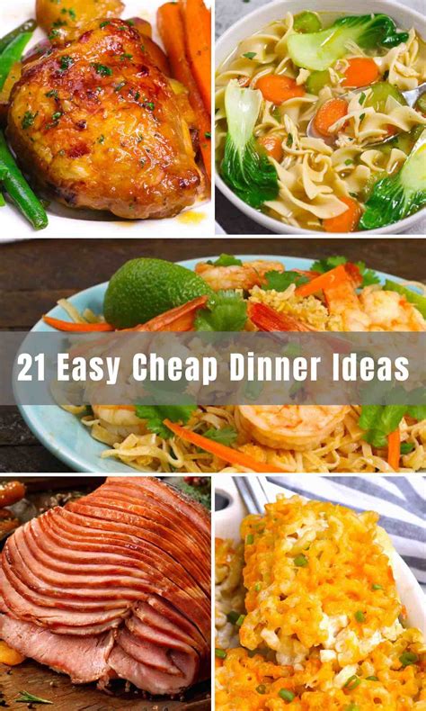 21 Easy Cheap Dinner Ideas (Budget-Friendly Recipes for Family) - IzzyCooking