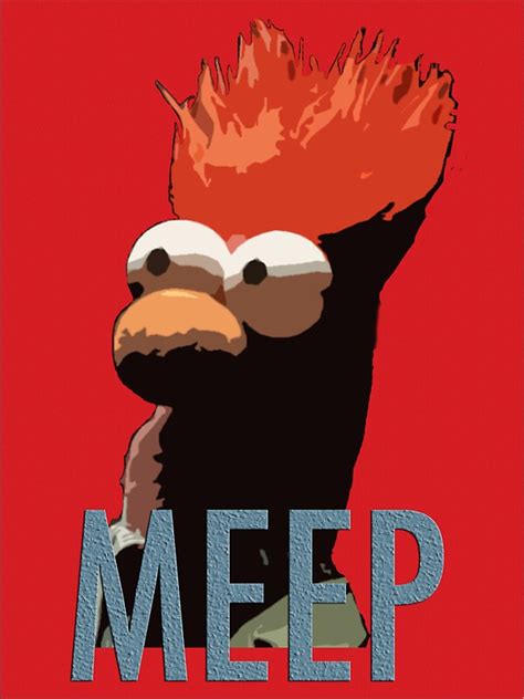 "MEEP" Stickers by JRPF | Redbubble