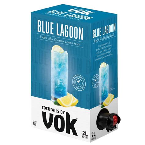 Vok Cocktails Blue Lagoon 2L