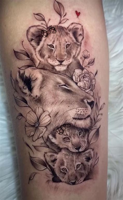 230+ Lioness Tattoo Ideas and Designs (2023) - TattoosBoyGirl Mommy Tattoos, Leo Tattoos, Mother ...