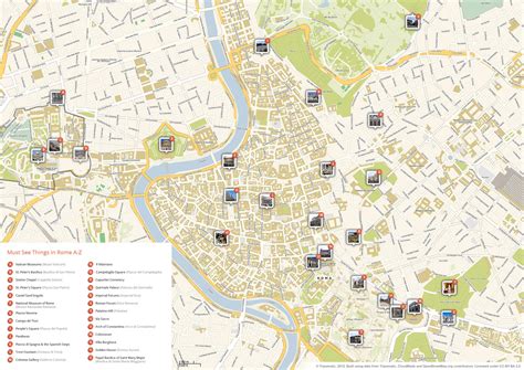 Printable Walking Map Of Rome