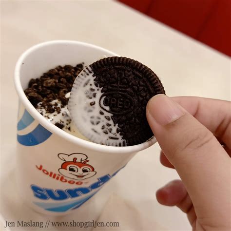 Shopgirl Jen: JOLLIBEE LAUNCHES COOKIES 'N CREAM SUNDAE TWIRL