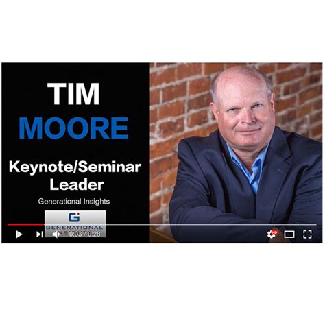 Tim Moore Speaks