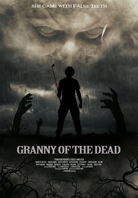 Granny of the Dead poster 2017 with zombies and demons. Designed by Tudley James. | Horror ...