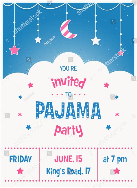 Slumber Party Invitation - 14+ Examples, Illustrator, Word, Pages, Photoshop, Publisher, How to ...