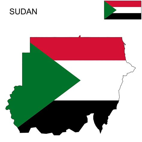 Sudan Flag Map and Meaning | Mappr