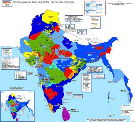 Hisatlas - Mapa de India 1858 b