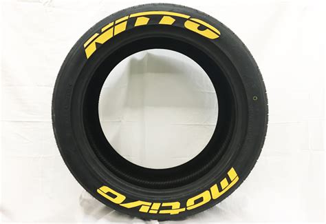 nitto-motivo-tires-nitto-tire-logo-yelow-lettering-for-nitto-design | TIRE STICKERS .COM