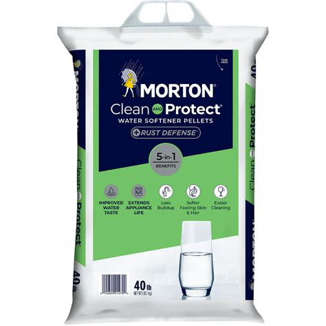 Morton® Clean and Protect® Plus Rust Defense® Water Softener Salt Pellets, 40 lb. Bag - Walmart ...