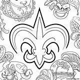 New Orleans Saints Coloring Page  Pagescom sketch template