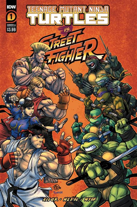 TMNT vs. Street Fighter Comic Series Gets Plot Details & Images