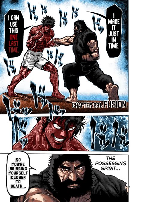 Advance Ohma vs Kuroki (colored) : r/Kengan_Ashura