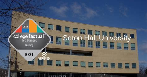 Seton Hall Ranks #1 for Best Schools for Nursing in New Jersey in 2019 ...