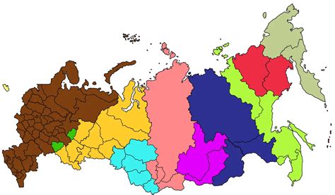 Russia Time Zone Map - Mapsof.Net