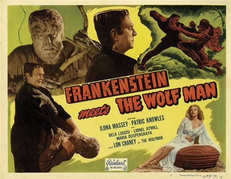 The History of Horror Cinema: FRANKENSTEIN MEETS THE WOLF MAN (1943)