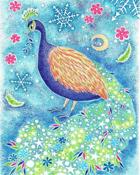 修正。孔雀 Color ballpoint pens art Peacock #孔雀 #peacock #カラーボールペン#ボールペンアート ...