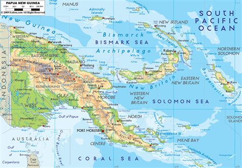 Maps of Papua New Guinea | Map Library | Maps of the World