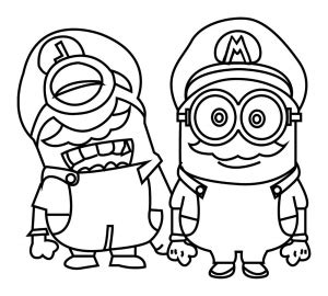 King Bob Minion Coloring Pages