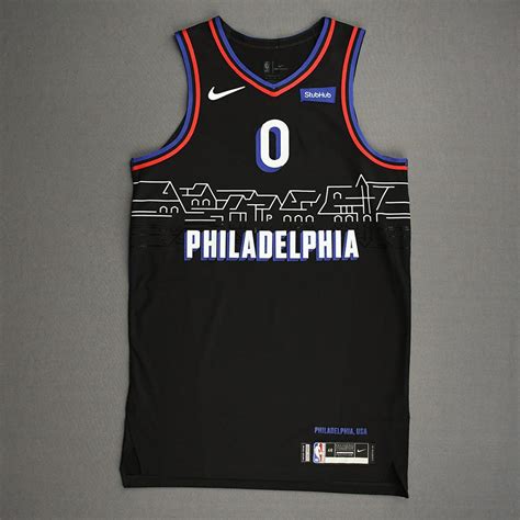 Tyrese Maxey - Philadelphia 76ers - Game-Worn City Edition Jersey - 2020-21 NBA Season | NBA ...