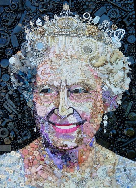 Stunning Portraits Made of Hundreds of Found Objects by Jane Perkins - Design Swan