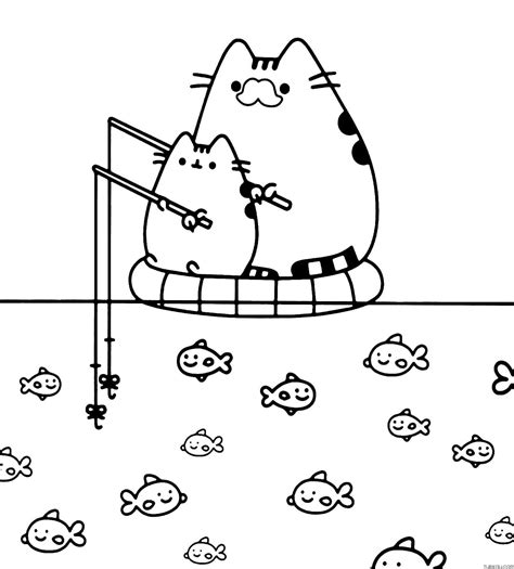 Coloring Pages Of Pusheen The Cat