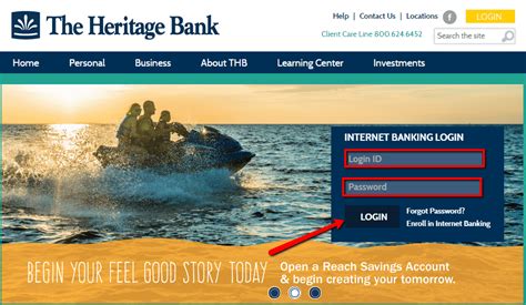 The Heritage Bank Online Banking Login - CC Bank