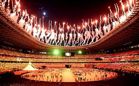 2021 Olympics Opening Ceremony: Fireworks Launch From the Ceiling | 2021 Tokyo Olympics Opening ...