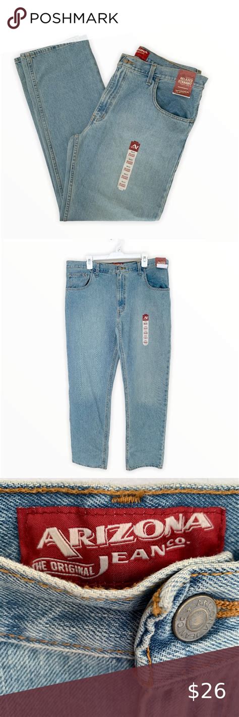 ARIZONA - Relaxed/Straight Men's Jean's (NWT) | Mens jeans, Straight guys, Men jeans relaxed