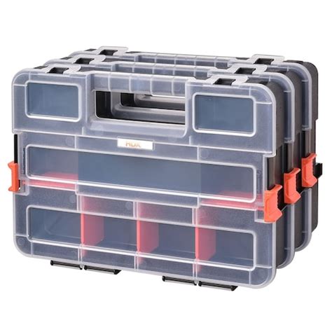 STANLEY 2-Compartment Storage Tote Tray and Small Parts Organizer | The Home Depot Canada