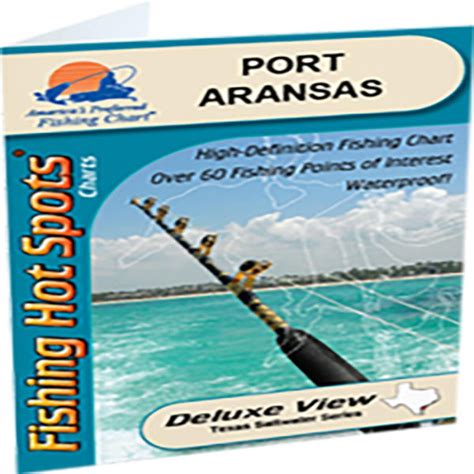 Port Aransas Fishing Map by Fishing Hot Spots | Maps.com.com