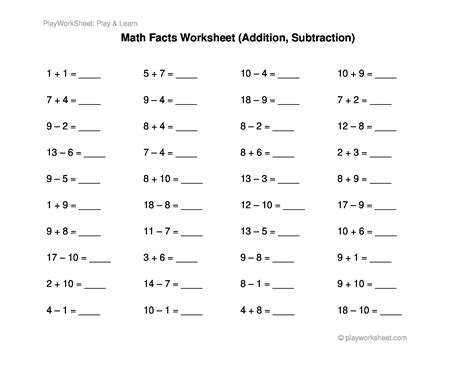 Free Math Worksheets - Worksheets Library