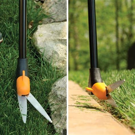 Fiskars Long-Handled Grass Shears with Swivel Head | Gardeners Edge ...