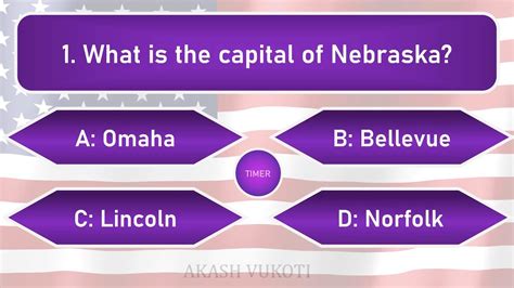 US State Capitals Quiz | Trivia Quiz | Part 2 - YouTube