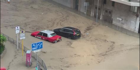 Record rainfall floods Hong Kong days after typhoon | Myanmar ...