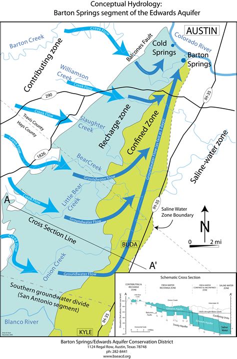 Edwards Aquifer Recharge Zone Map - Maps For You