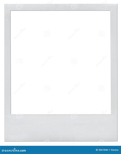 Blank Polaroid frame stock illustration. Illustration of camera - 2021046