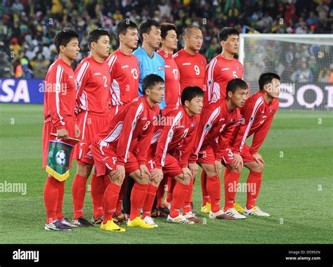 North Korea's team pose for the team photo prior to the 2010 FIFA World ...