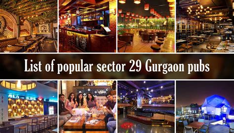 Sector 29 Gurgaon Pubs | Top 25 List of Gurugram Clubs, Bars in Sec 29