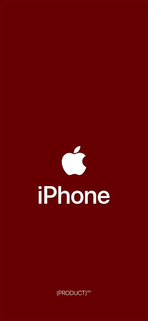 iphone product red | Logo de apple, Fondo de pantalla de manzana, Fotos ...