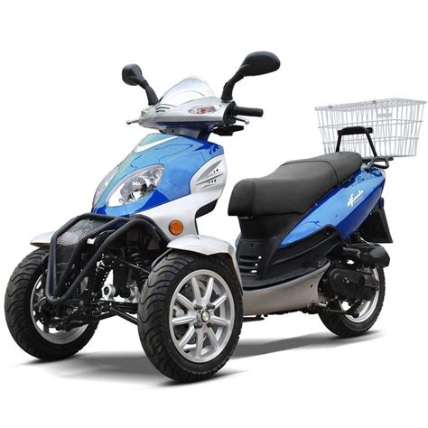 50cc Gas Trike Scooter TKA Tadpole Style with Auto Transmission | Trike ...