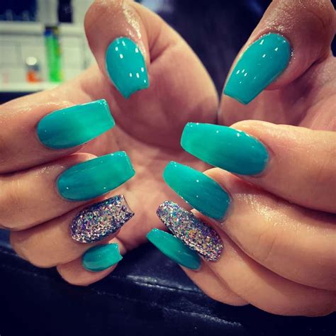 [UPDATED] 40 Trendy Turquoise Nails (August 2020)