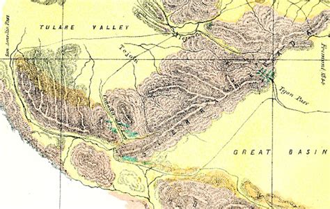 SCVHistory.com LW2143c | Tejon Area | USPRR/Williamson Expedition (1853): Geological Map