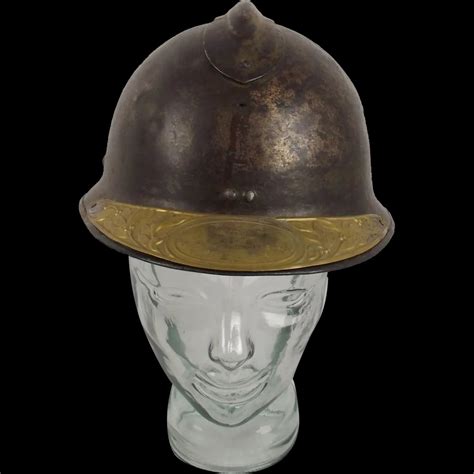 WW1 French Soldier Adrian Helmet - Sally Antiques