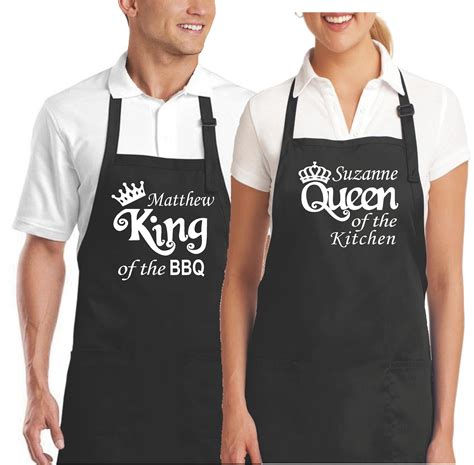 Personalized Aprons for Couples Aprons Chef Aprons | Etsy