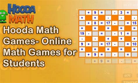 Hooda Math Games- Online Math Games for Students