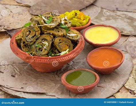 Patra Bhajiya stock photo. Image of break, bhajji, isolated - 54893888