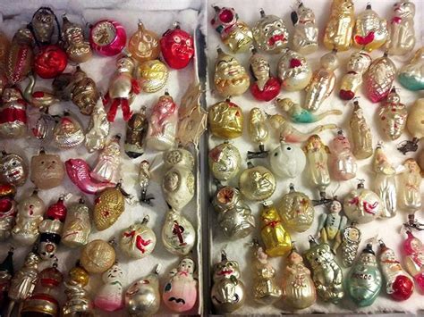 Collection of German, blown glass Christmas ornaments for sale at The ...