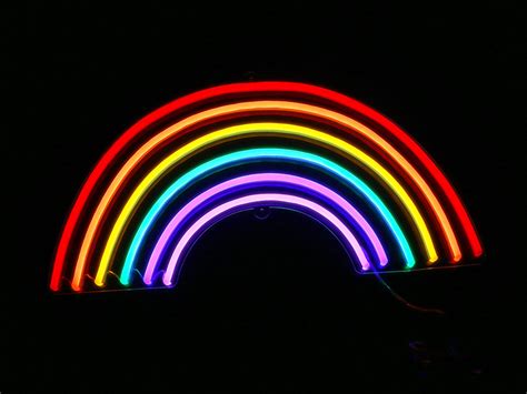 Rainbow Neon Sign | Wall Decor for Girls Bedroom and Christmas