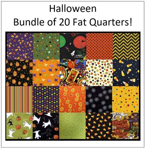 Halloween - Bundle of 20 Fat Quarters